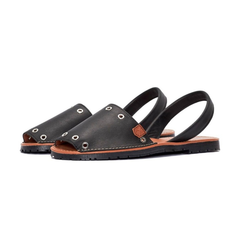 Leather sandals menorquinas popa, size 6